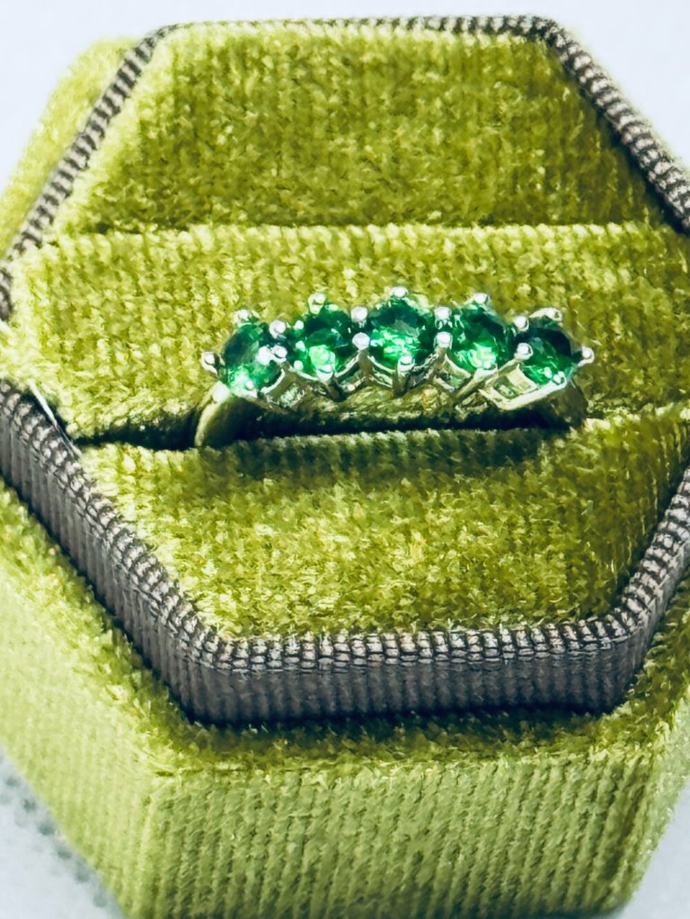 Green Gemstone Ring